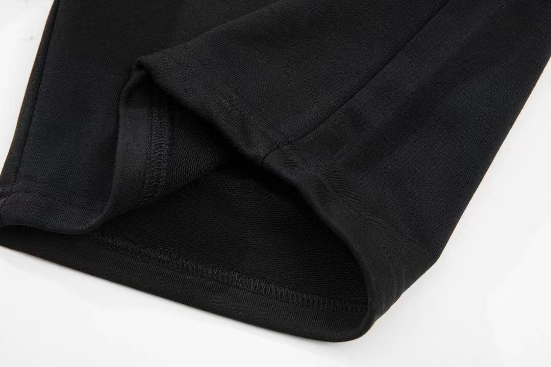 Embroidered cotton shorts