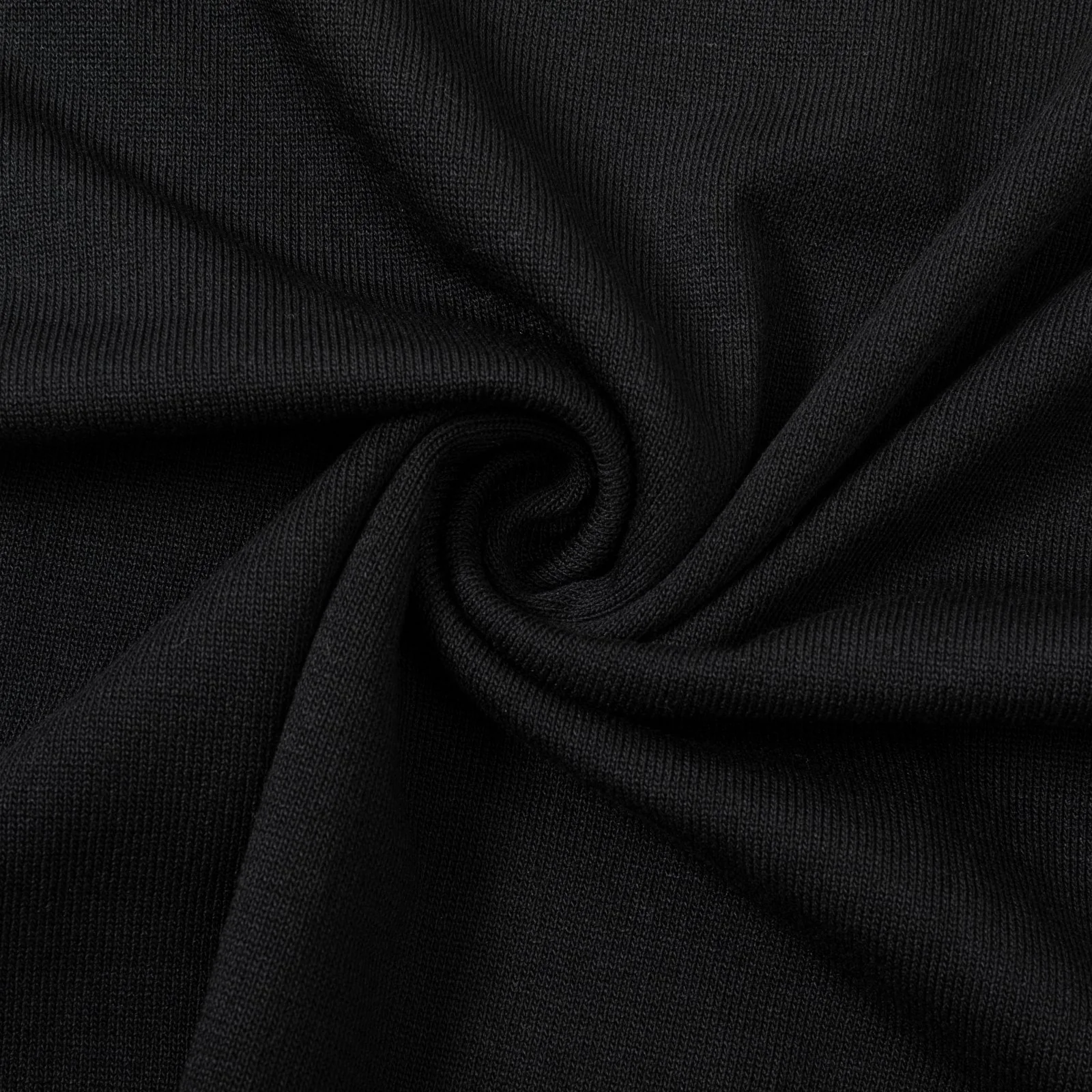 Knitted crew neck cotton T-shirt