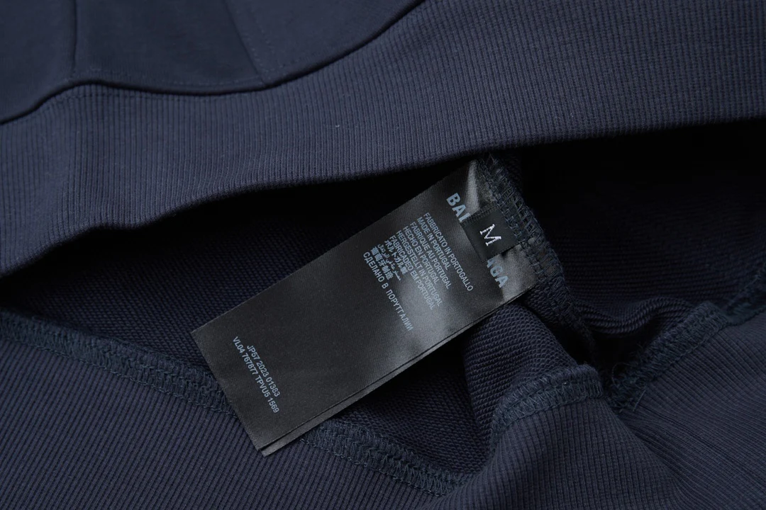 Web stripe hooded sweatshirt