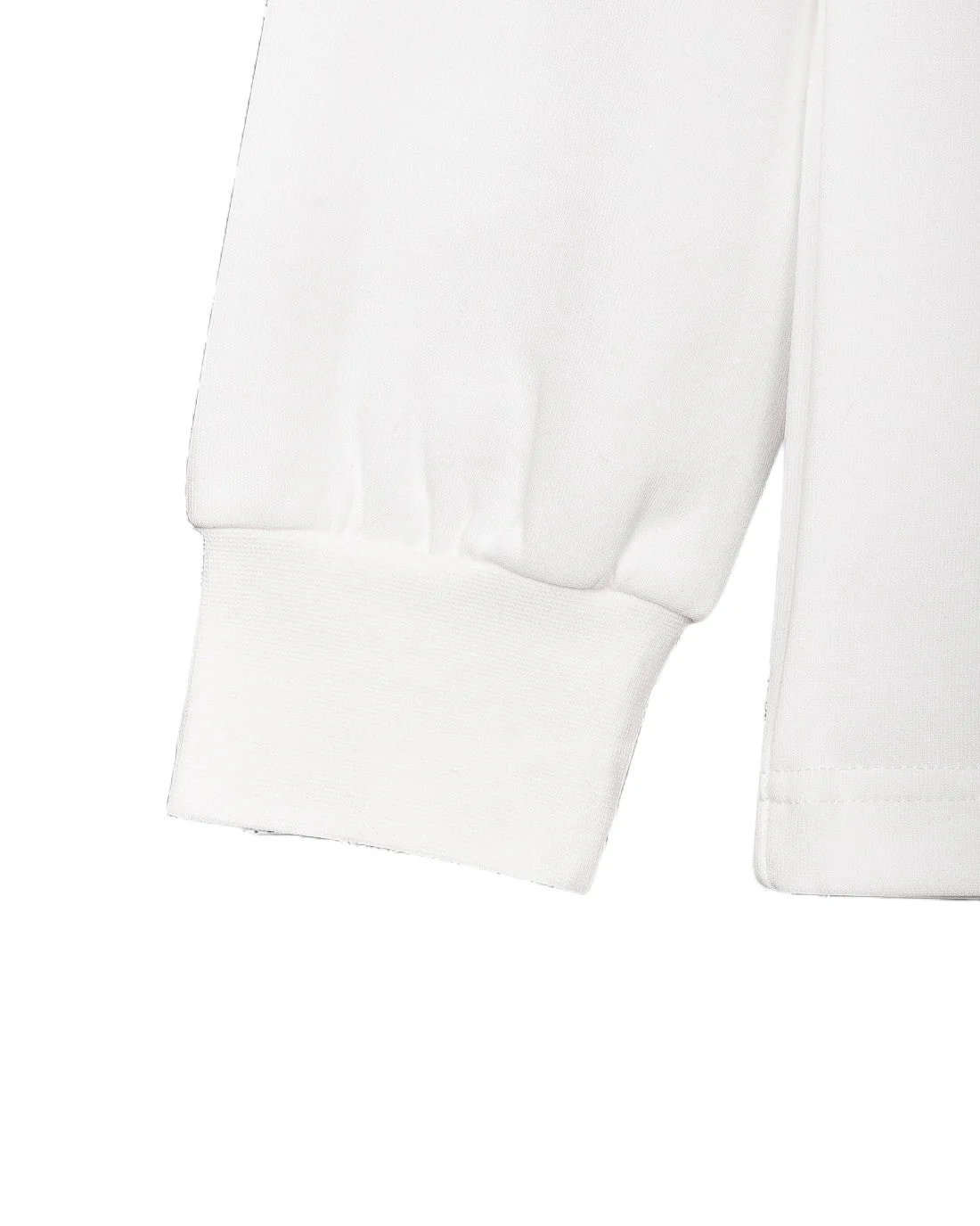 knitted embroidered sweatshirt