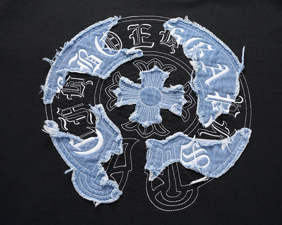 Embroidered Patch Sweatshirt