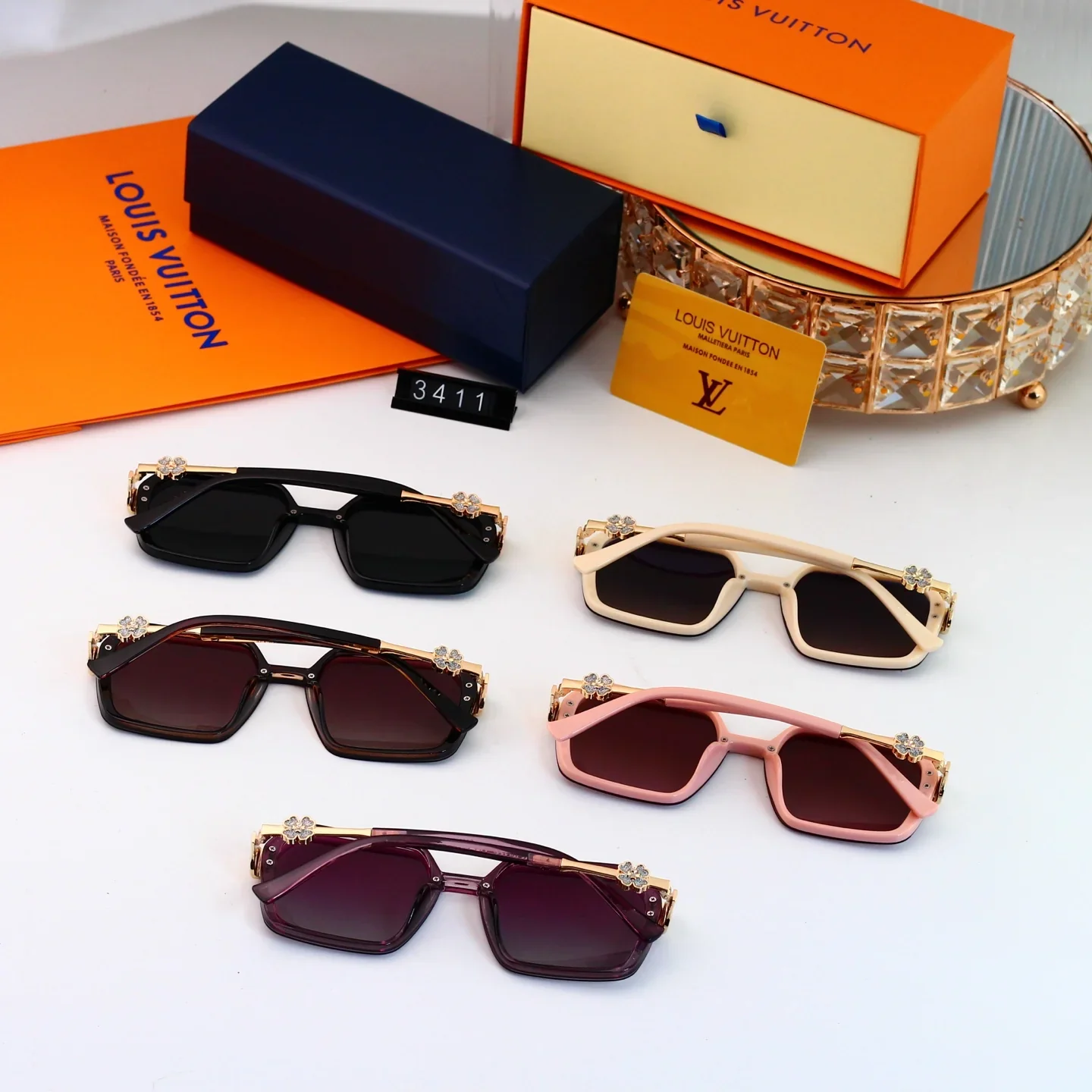 New full frame metal sunglasses