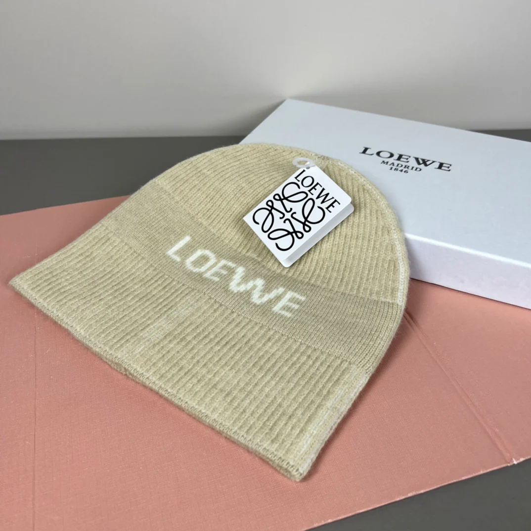 Jacquard Cashmere Knitted  Beanie