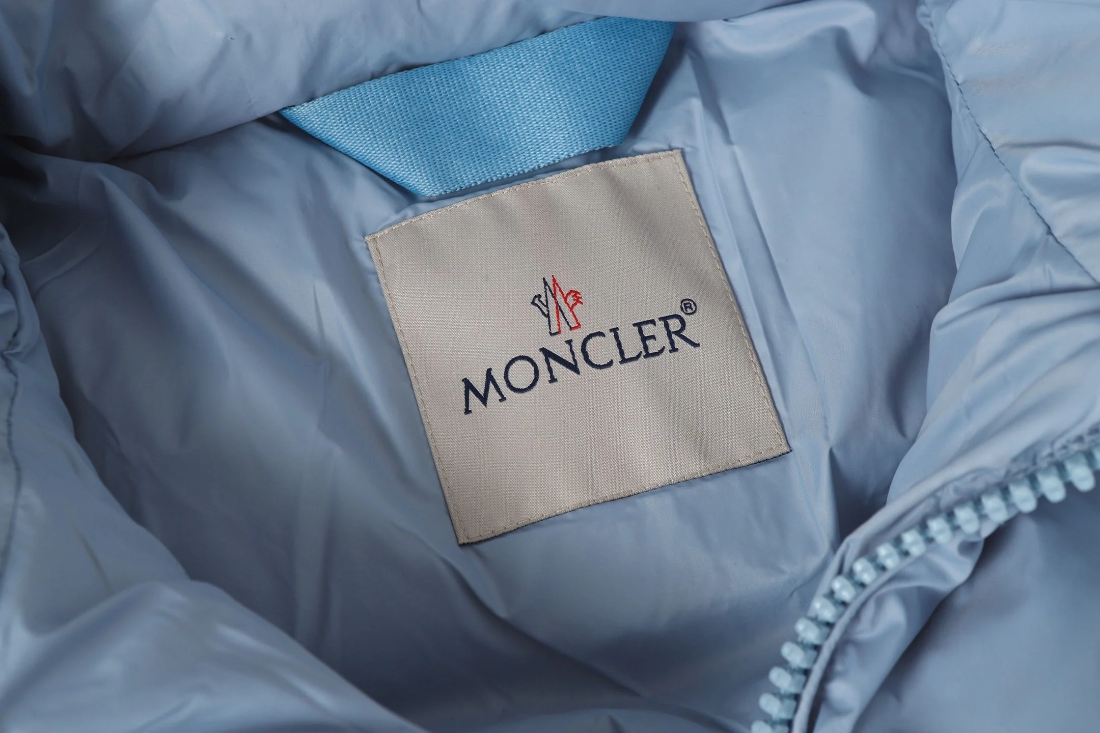 zipper stand collar down jacket