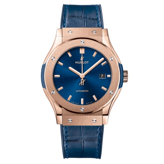 Hublot Classic Fusion King Gold Blue Ref. # 542.OX.7180.LR
