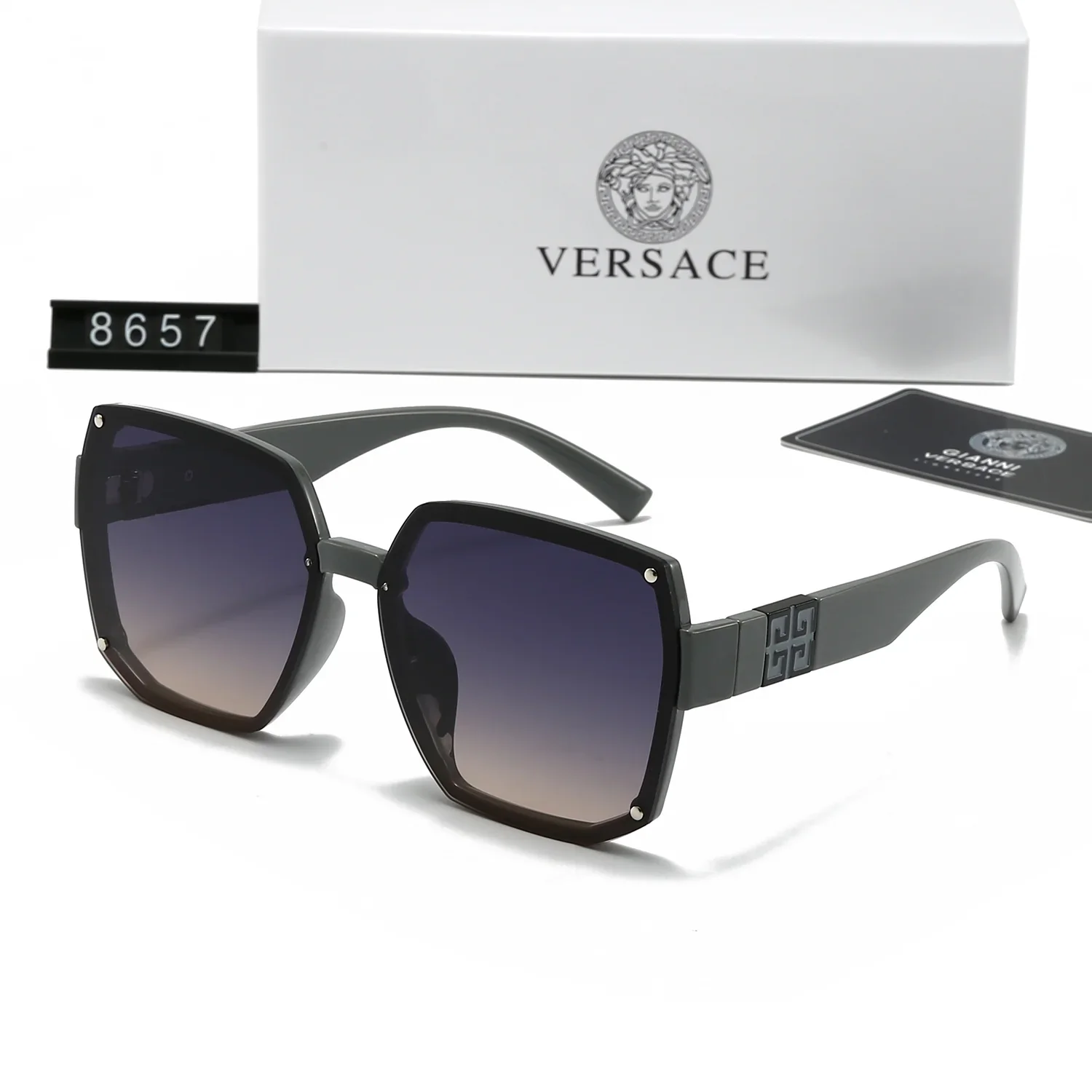 7-color plain sunglasses 8657