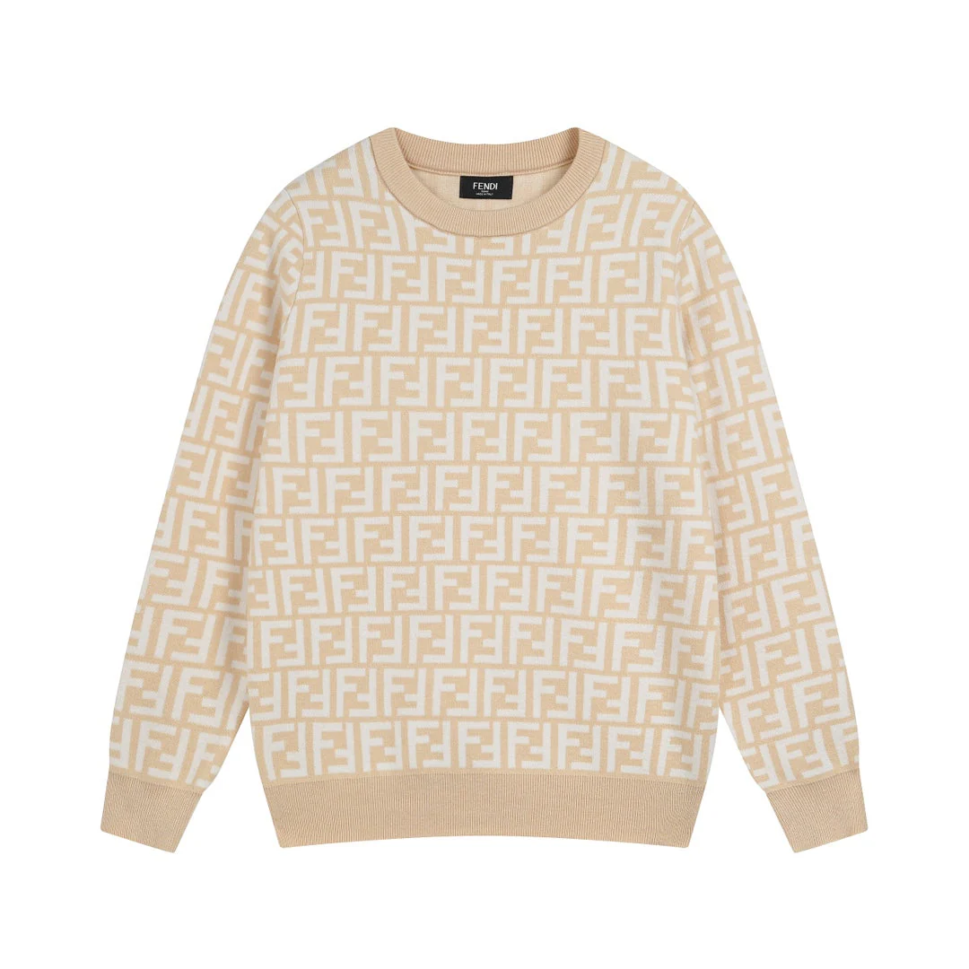 Jacquard-knit cashmere sweatshirt