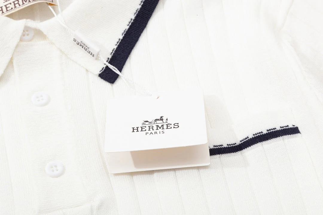 Fashion men's knitted polo shirt