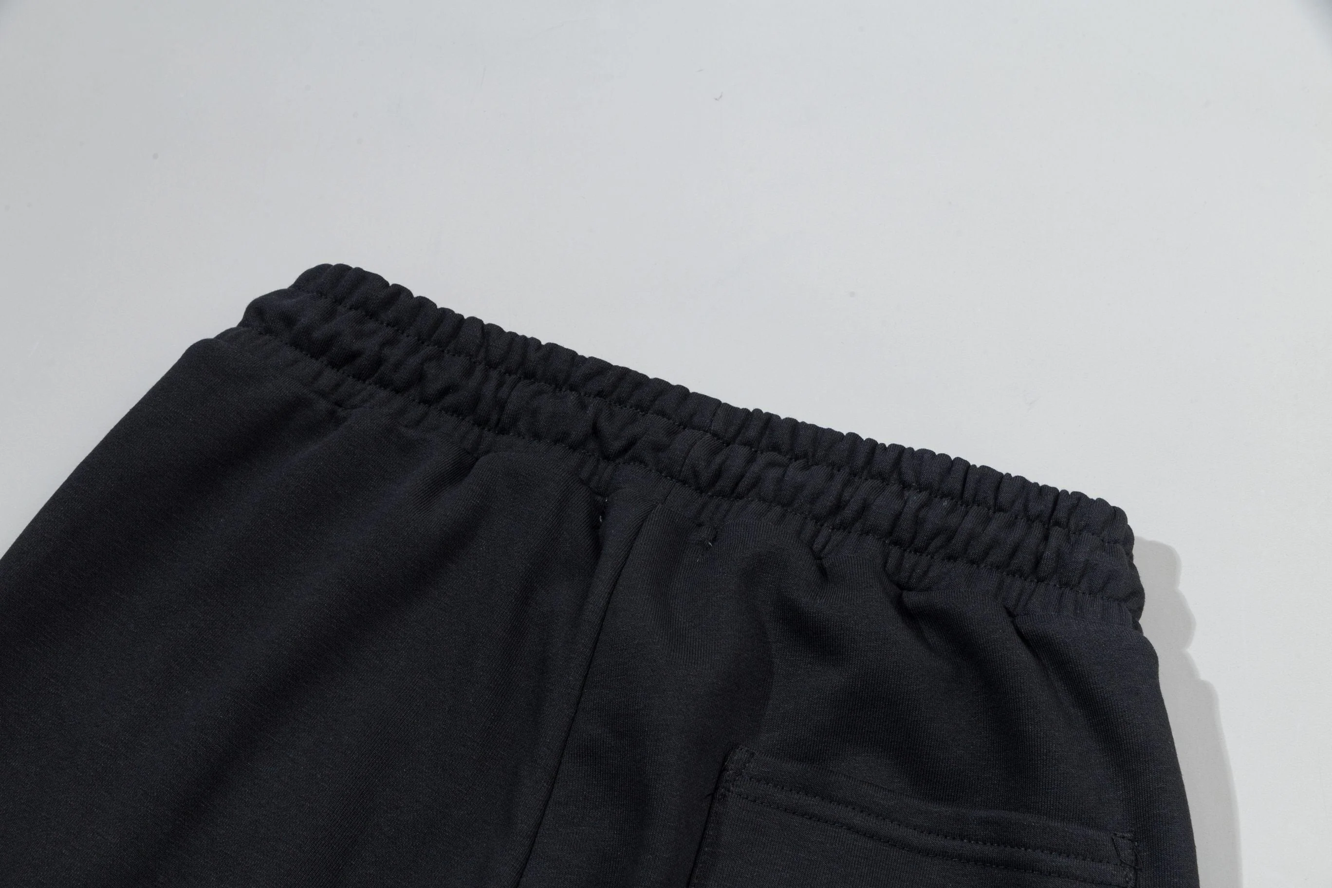 Embroidered drawstring casual trousers