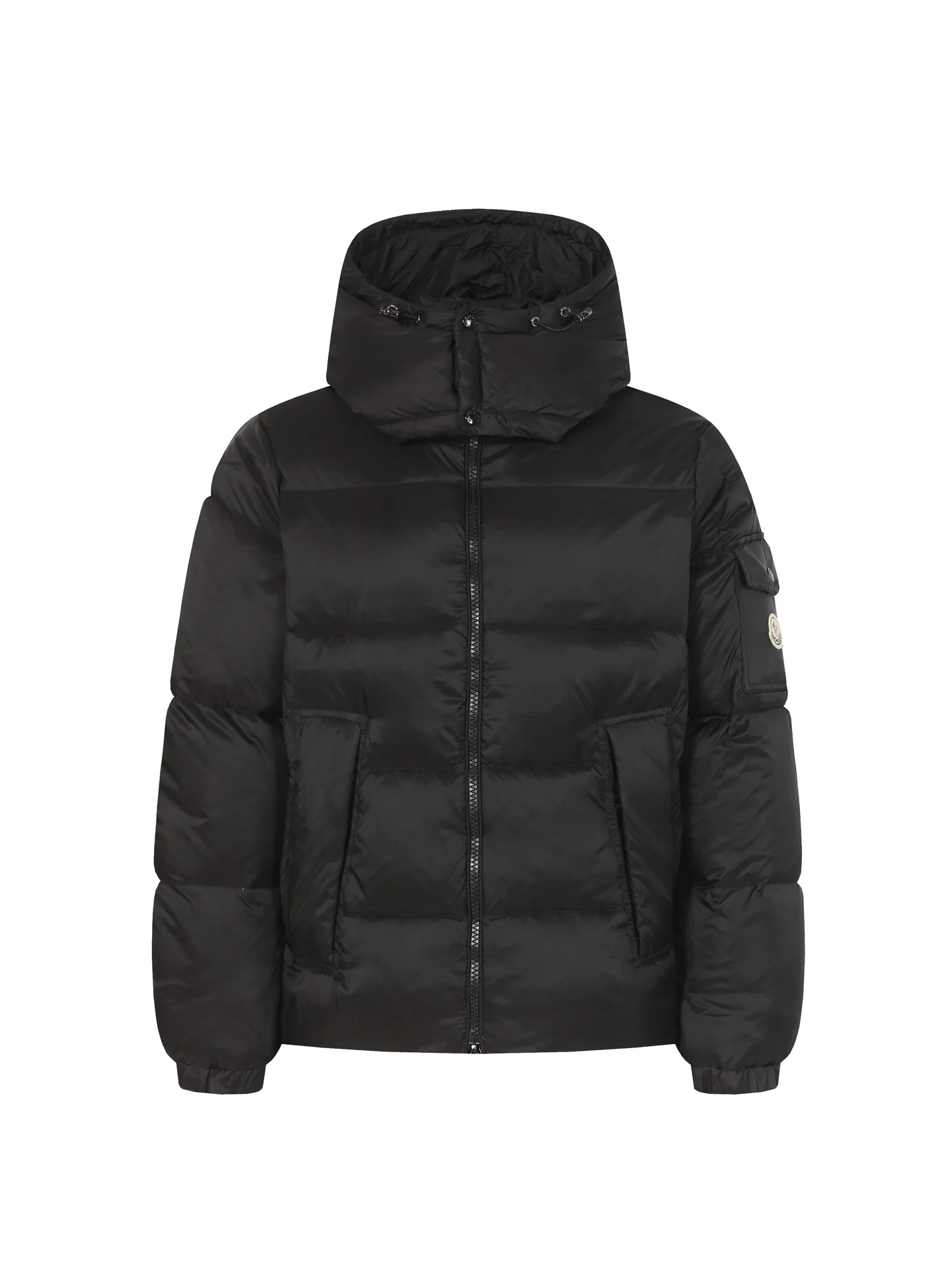 Pocket down hooded jacket