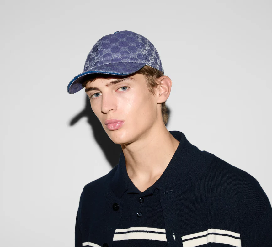 Jacquard lettering baseball cap