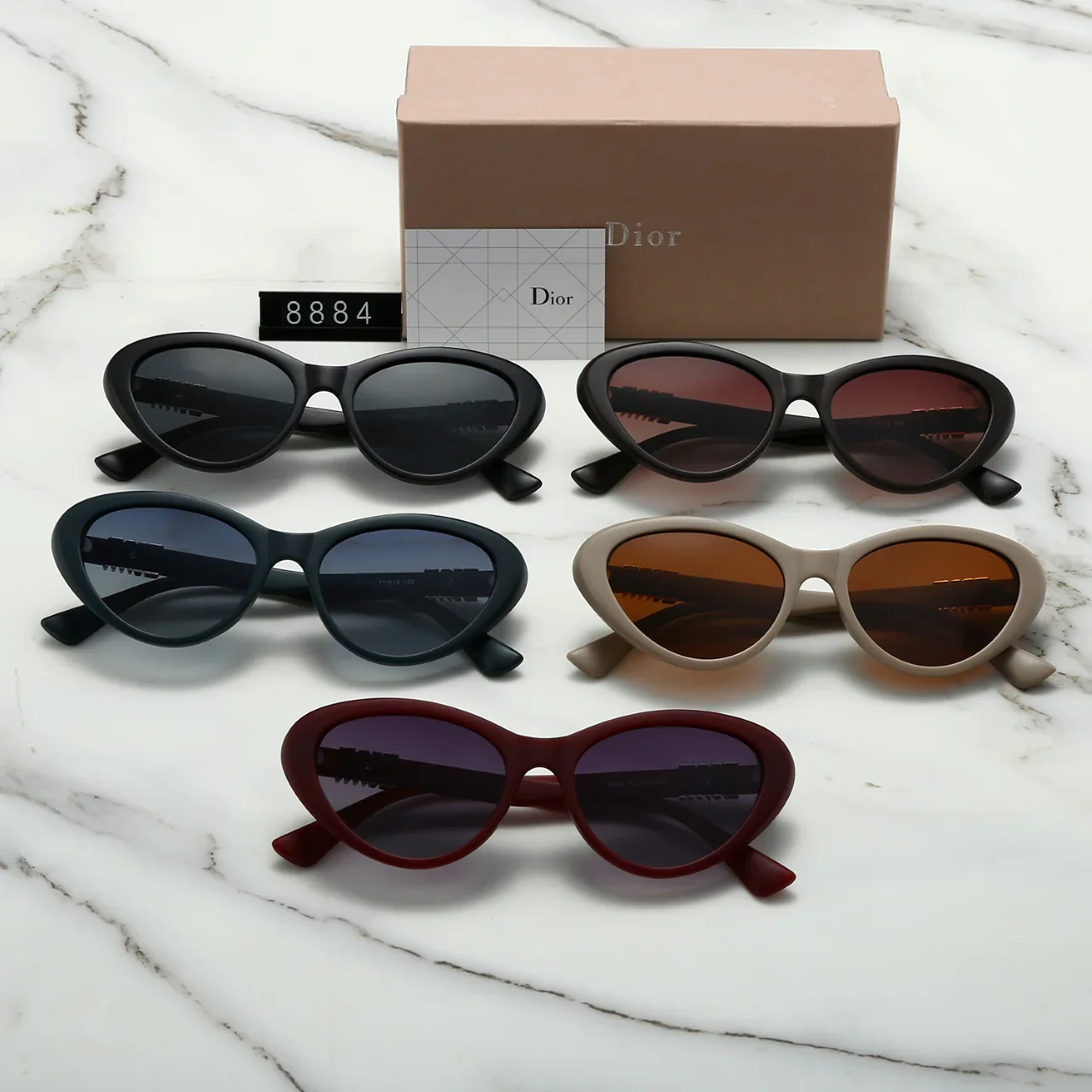 5-color polarized lens travel sunglasses 8884