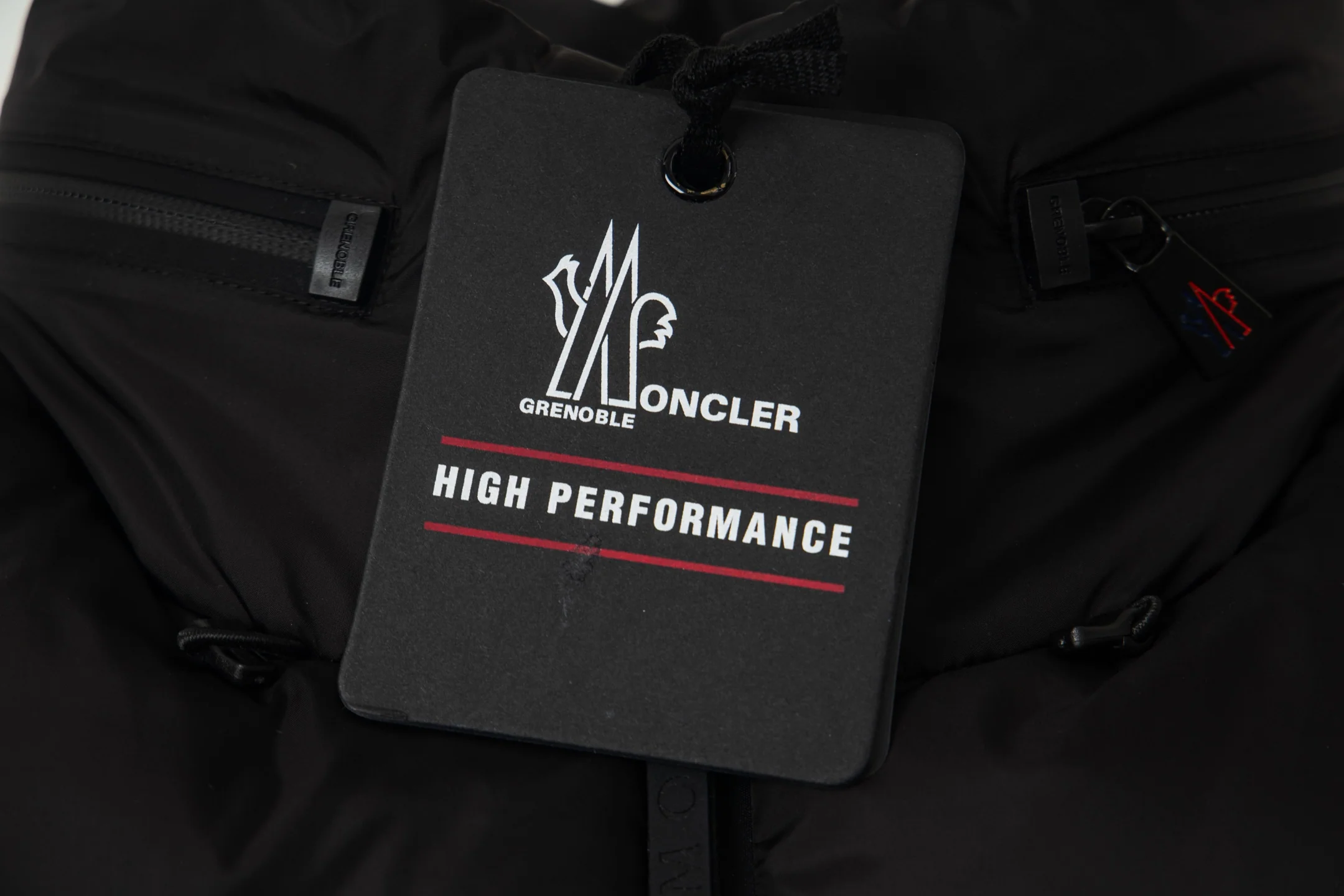 Printed stand-up collar down jacket