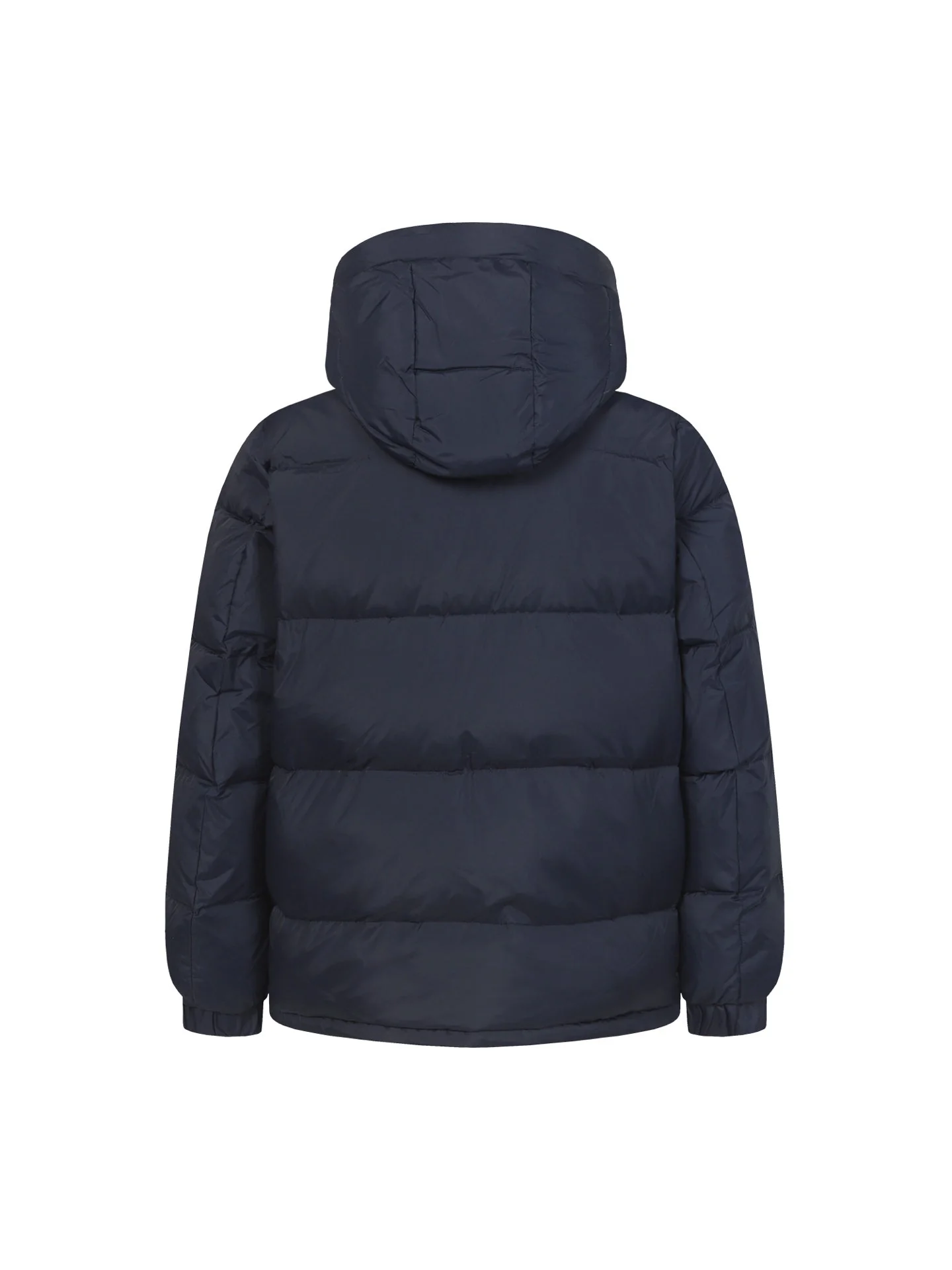 Detachable hooded down jacket