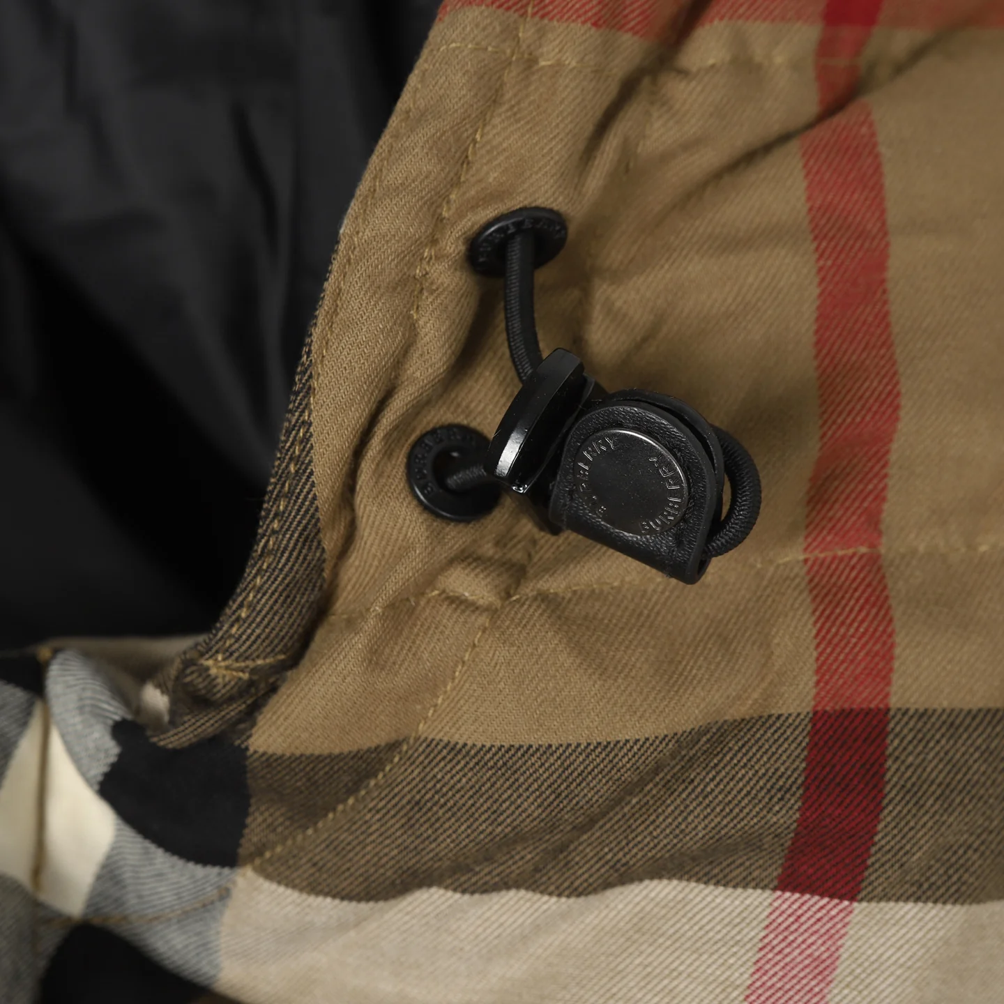 Classic Check Hooded Down Jacket