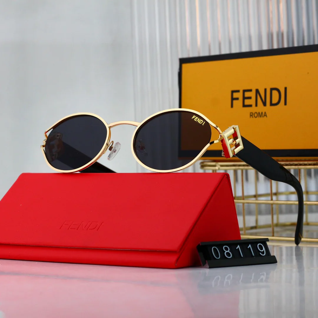 New curved nylon high-definition lens sunglasses, half-frame design shows elegance