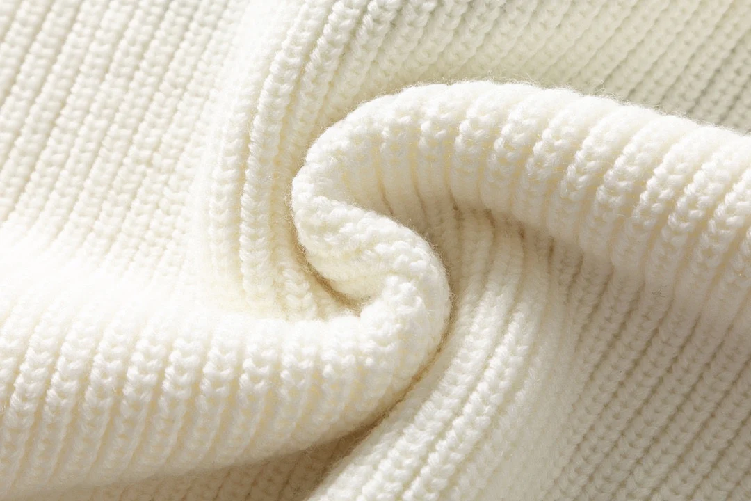 Jacquard knitted cashmere sweater