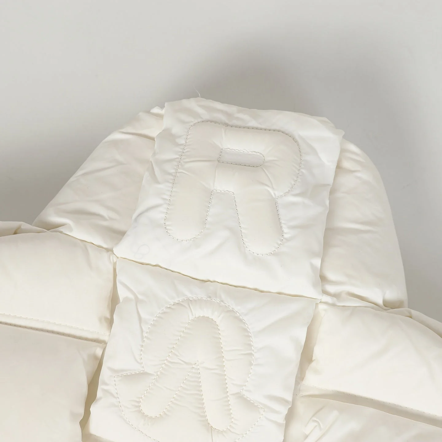 3D Quilted Zip-Up Down Jacket