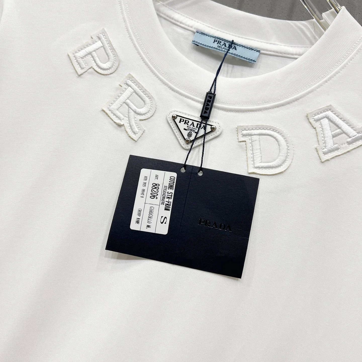 Patch Embroidered Cotton T-Shirt