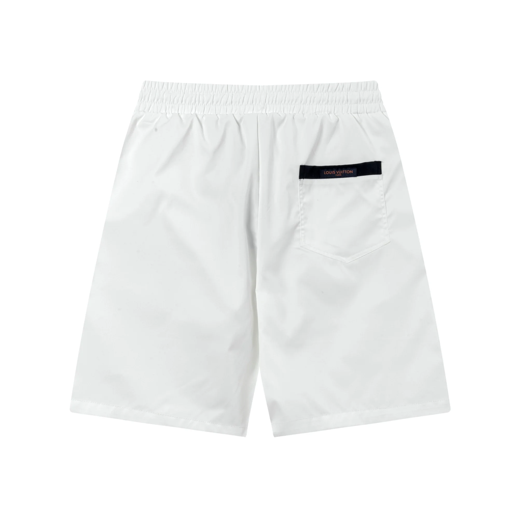 Embroidered nylon beach shorts