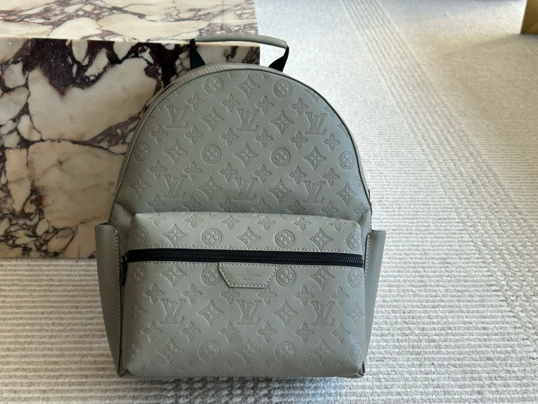 Leather Print Backpack