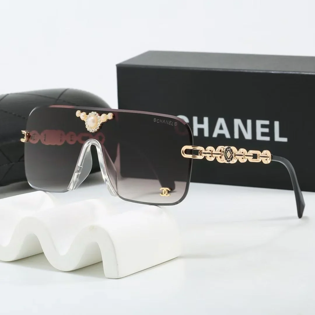 Half frame metal sunglasses