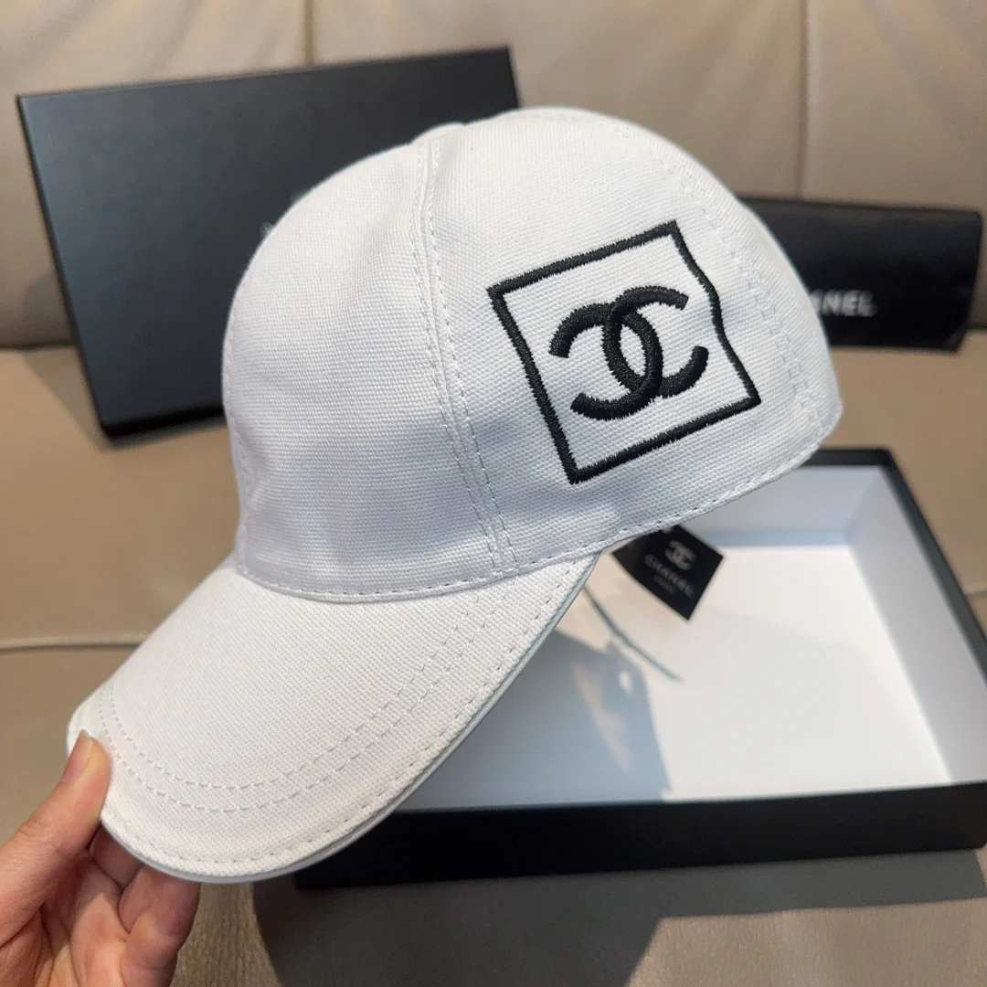 Embroidered lettering baseball cap