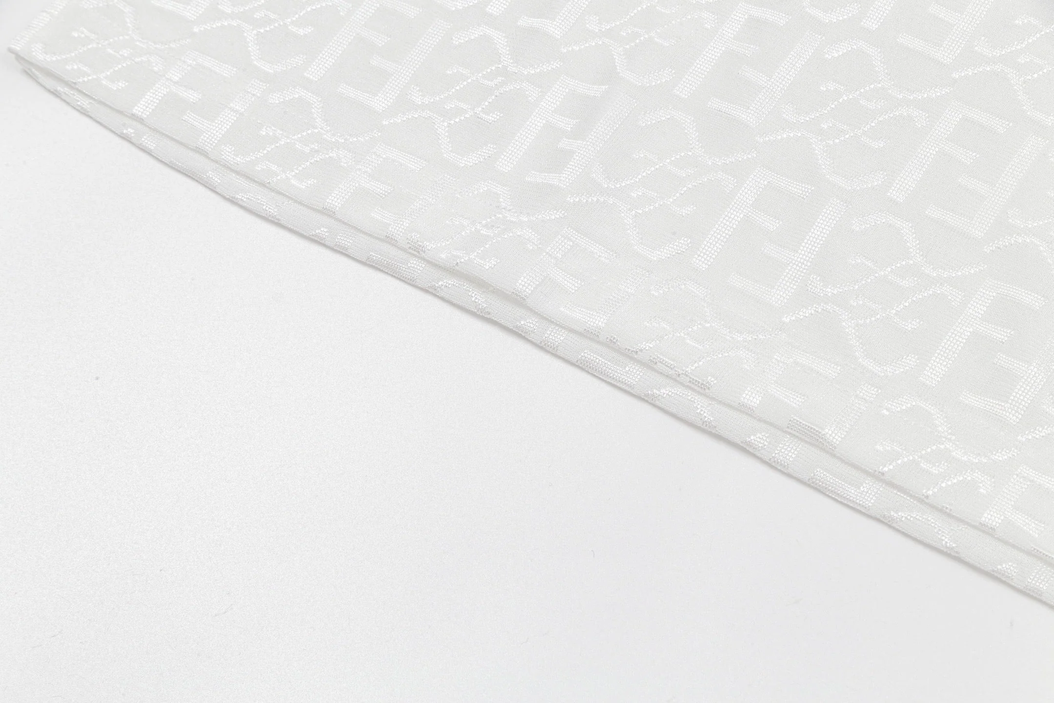 Ice silk jacquard cotton T-shirt