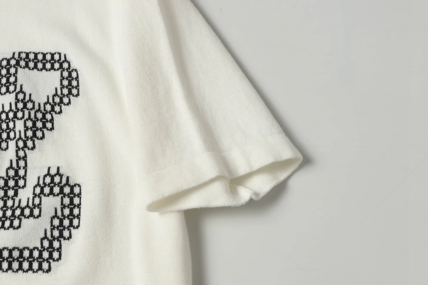 knitted cotton T-shirt