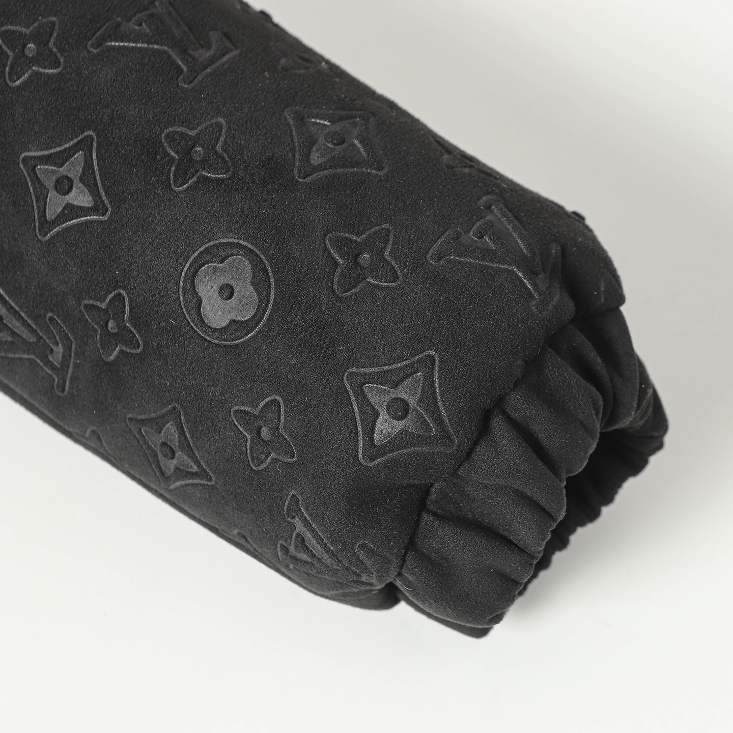 Stylish suede jacquard down jacket