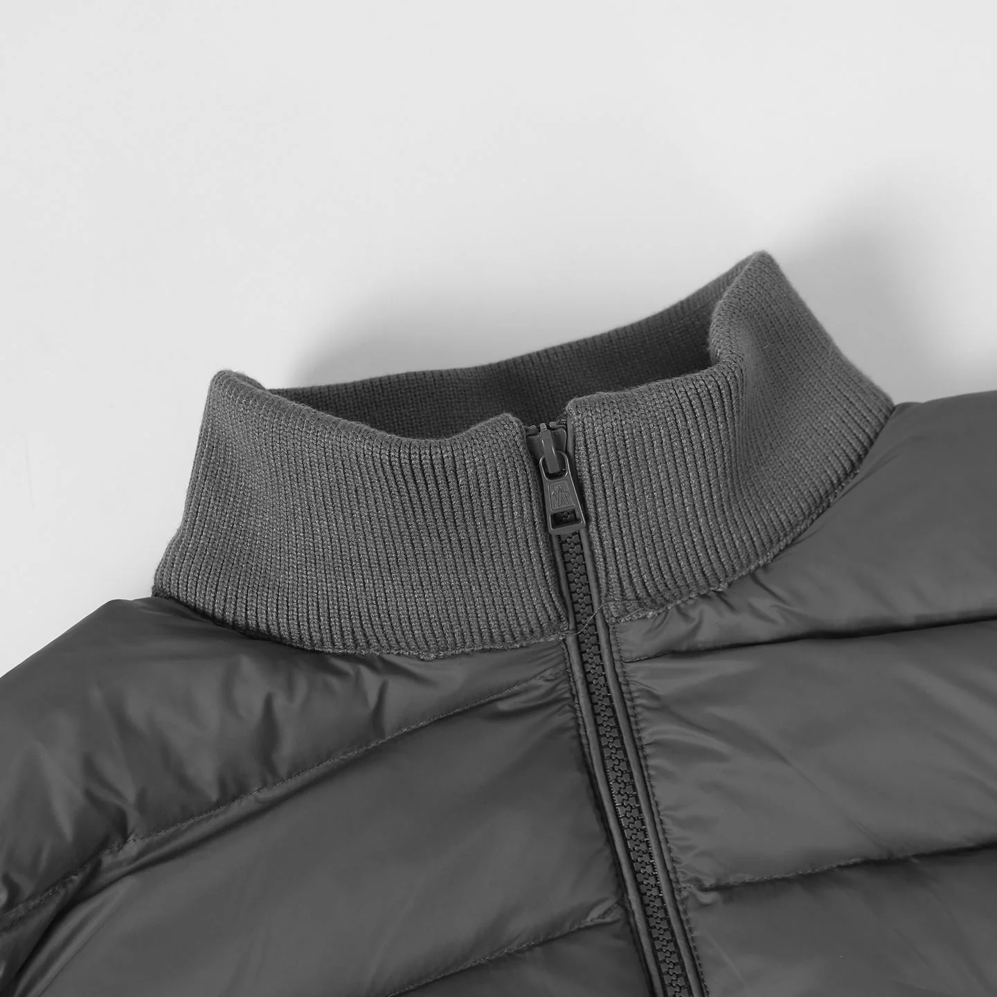 wool knitted down jacket