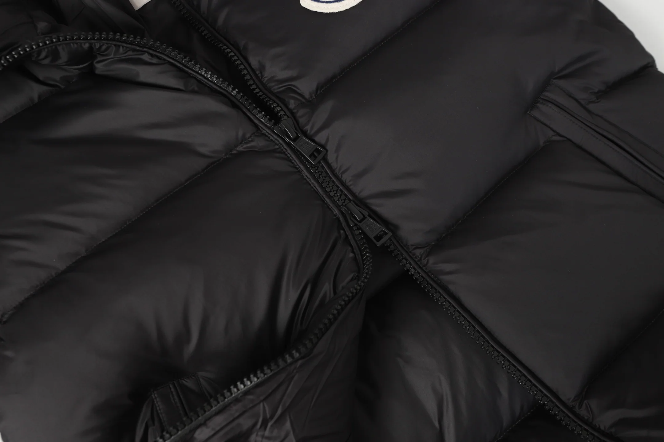 zipper stand collar down jacket
