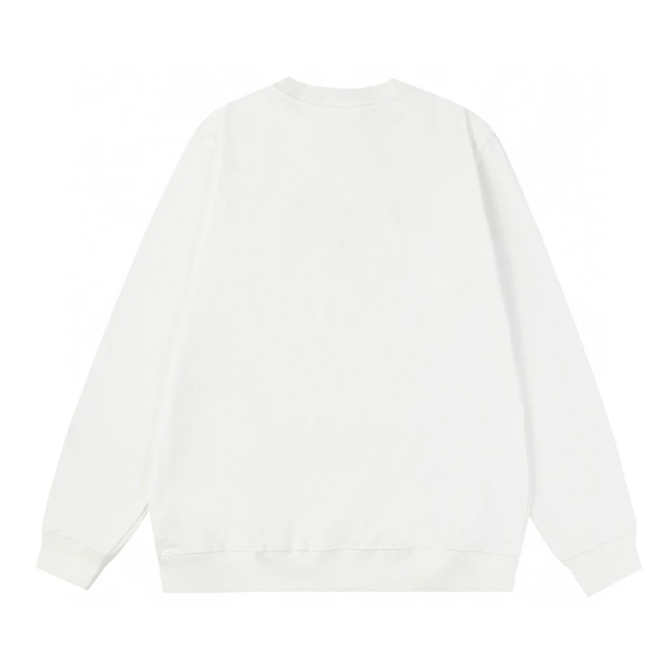 3D embroidered cotton sweatshirt