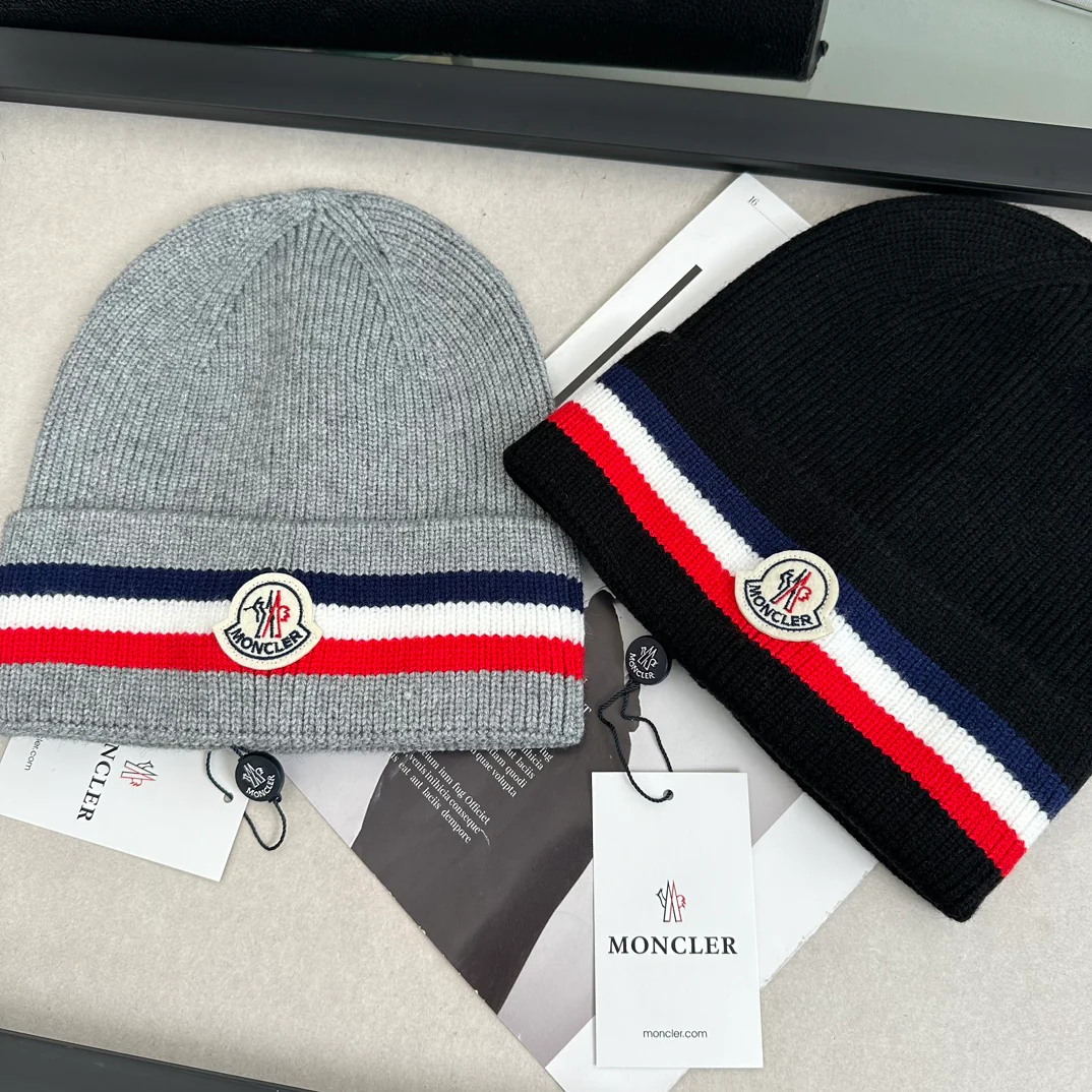 Stylish embroidered knitted hat