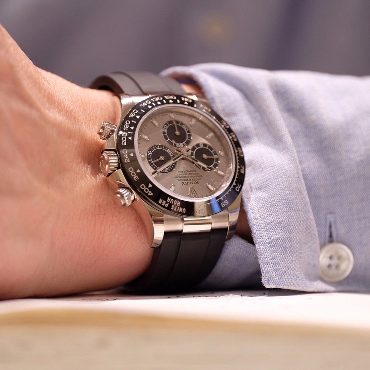 Daytona Silver Oysterflex 40mm