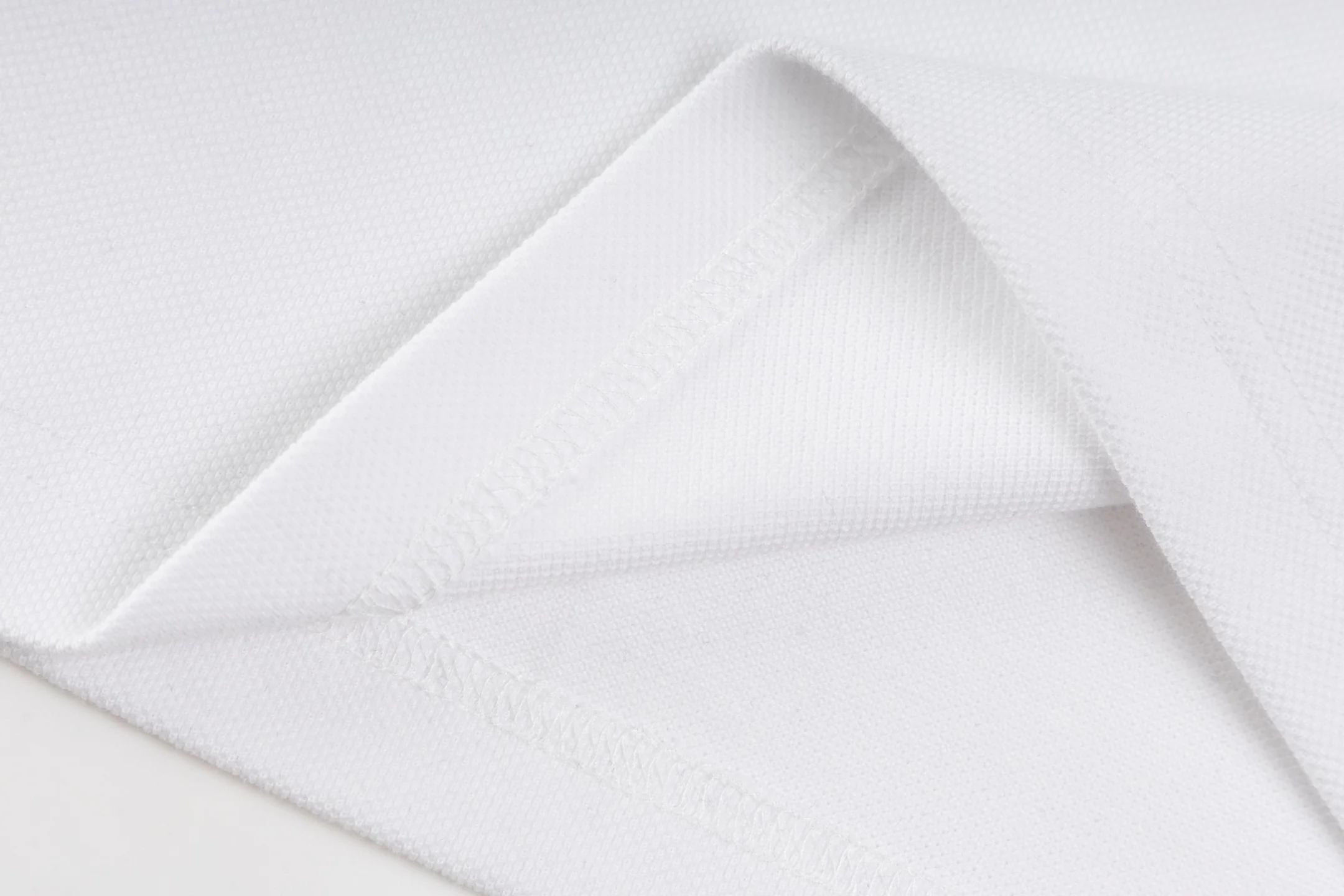 Lapel cotton polo shirt