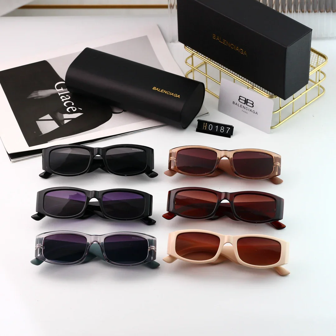 6 Colors Trendy Fashion Sunglasses  0187