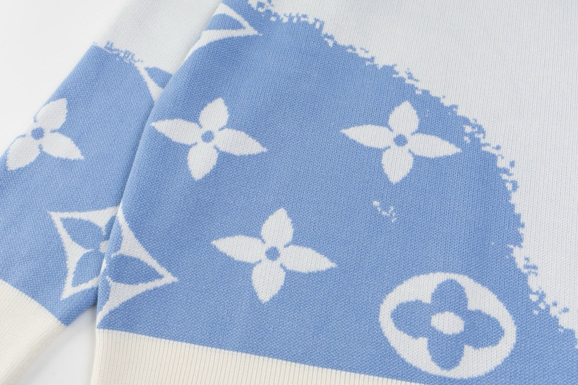 Gradient Print Sweater