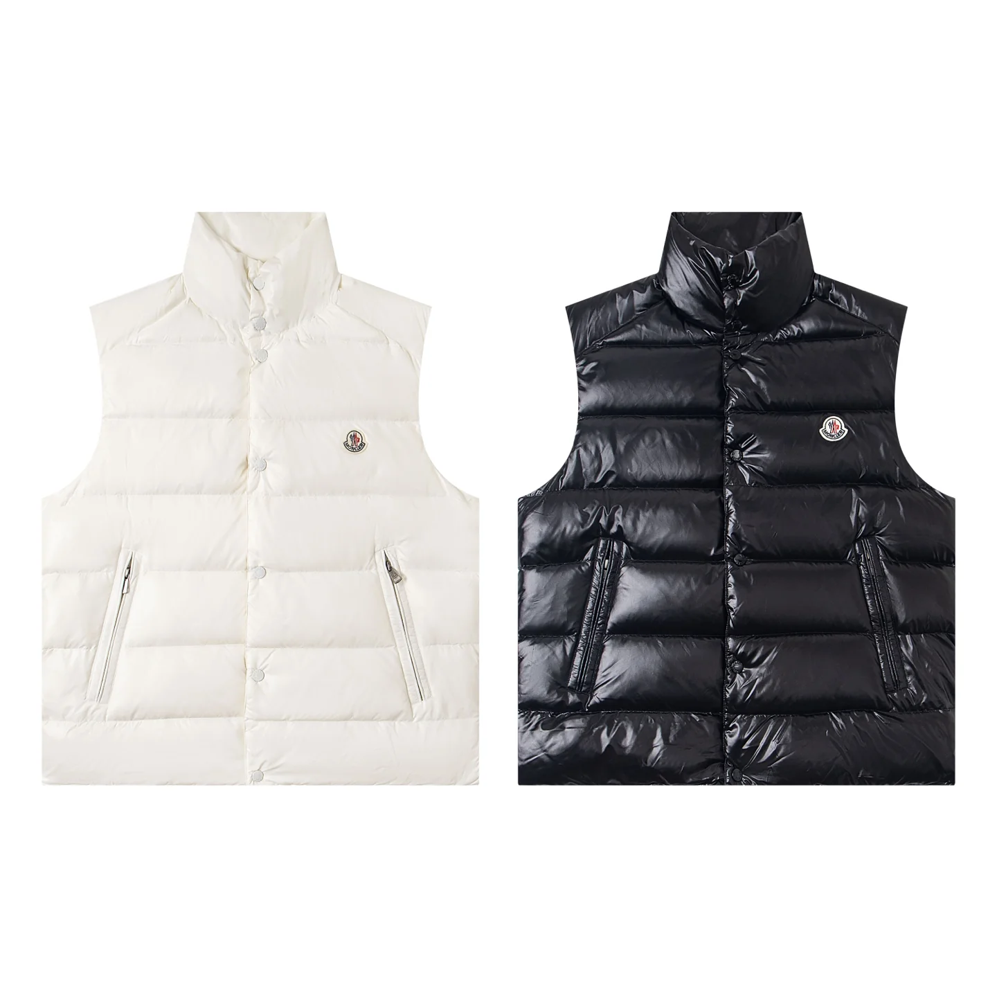 Double zip down vest