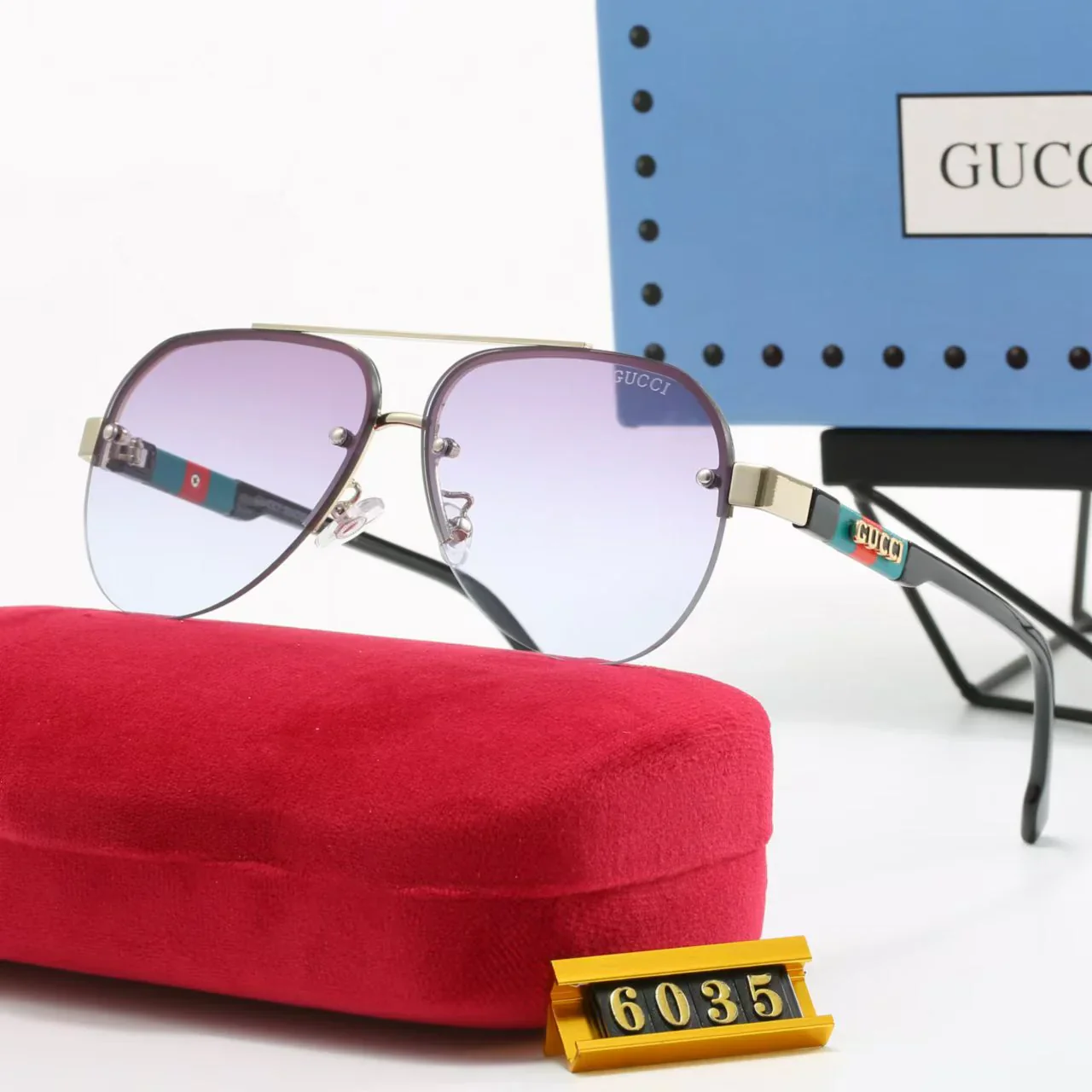 7 colors plain sunglasses 6035