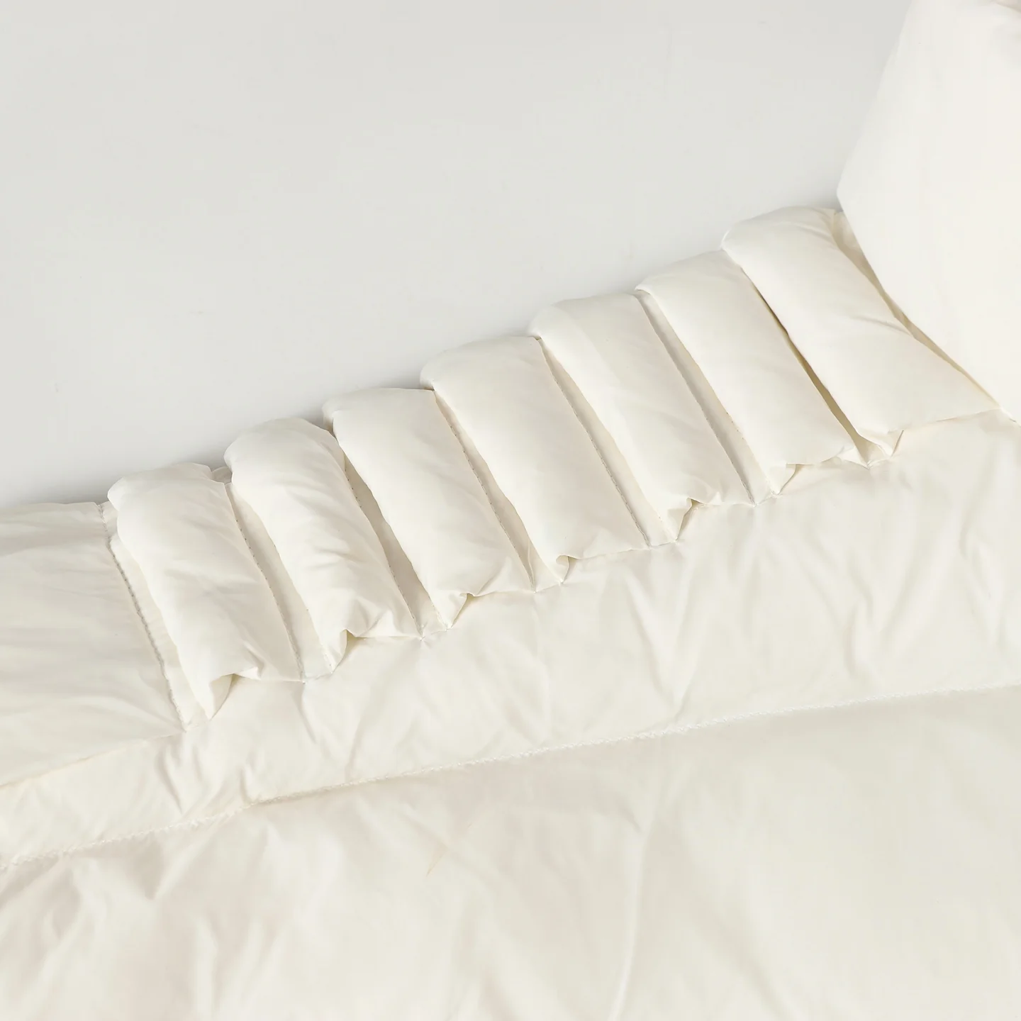 3D Quilted Zip-Up Down Jacket