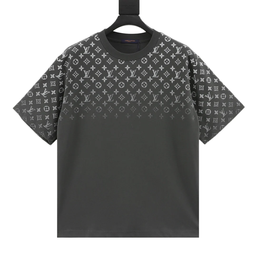 Printed crew neck cotton T-shirt