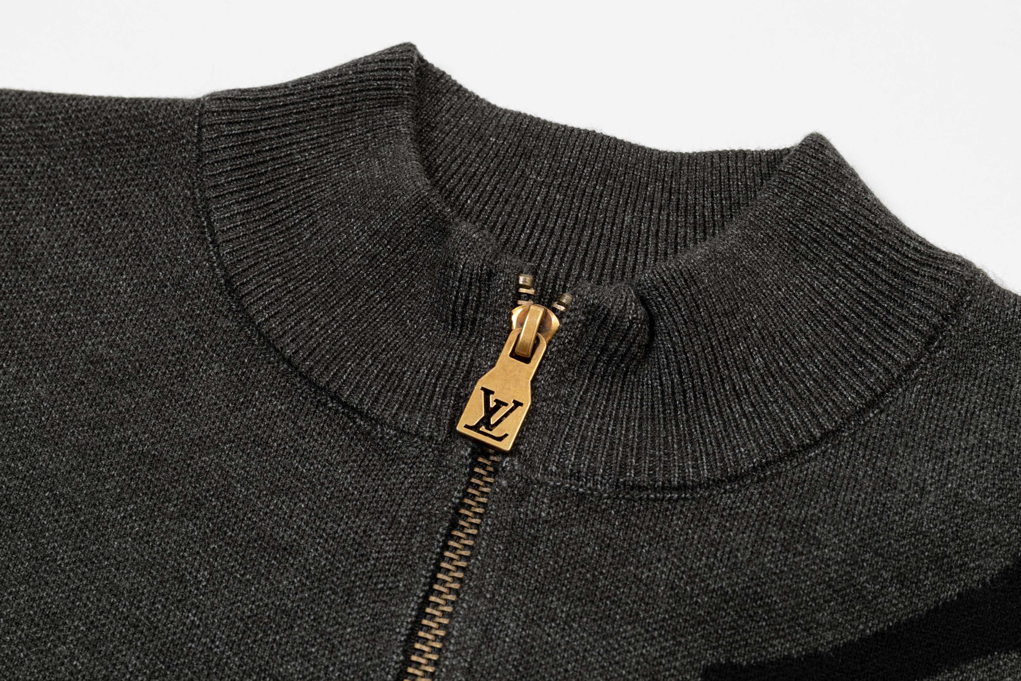 Knitted printed sweatshirt