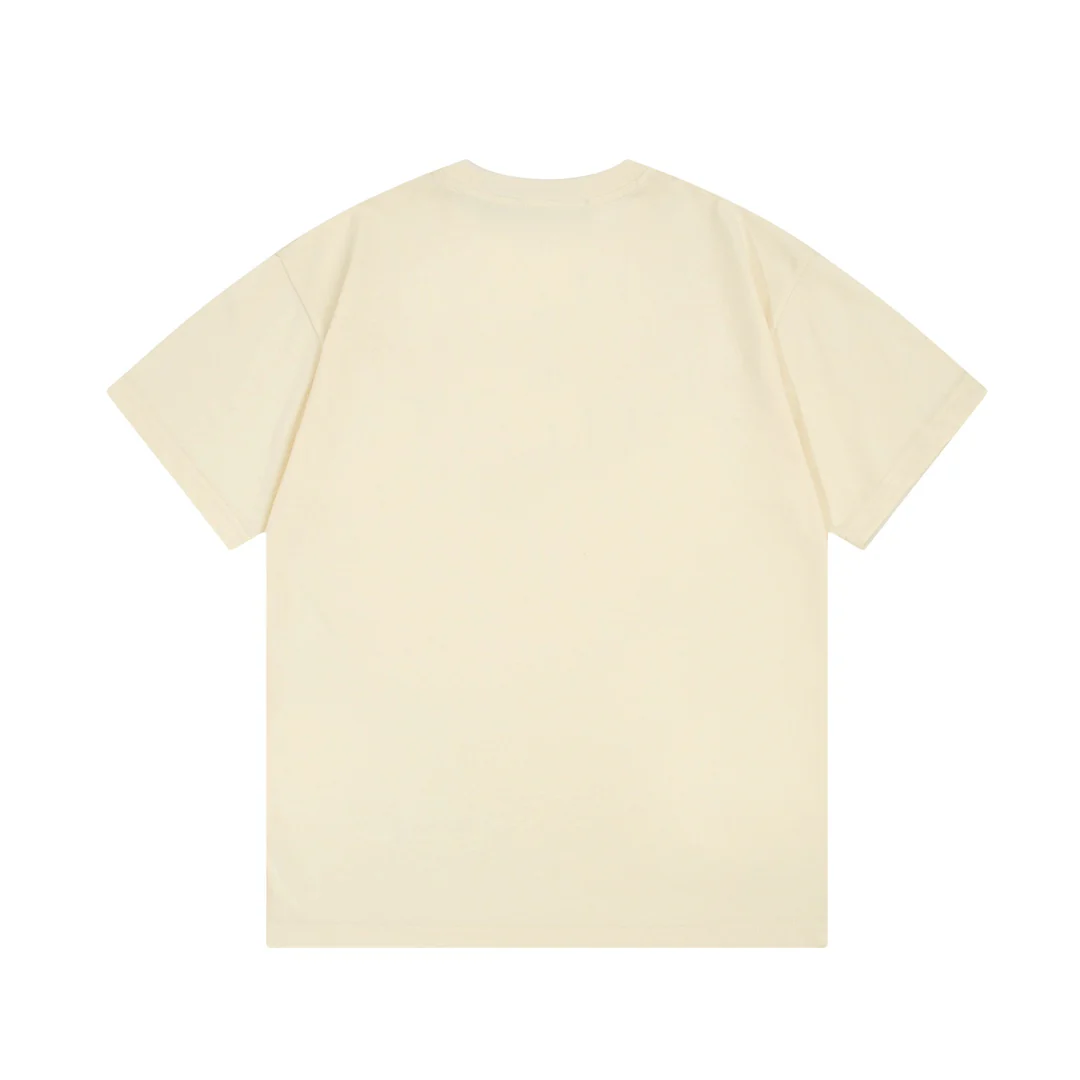 Printed crew neck cotton T-shirt