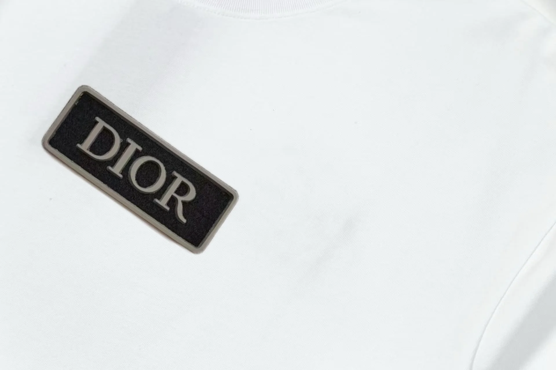 Fashion patch cotton T-shirt