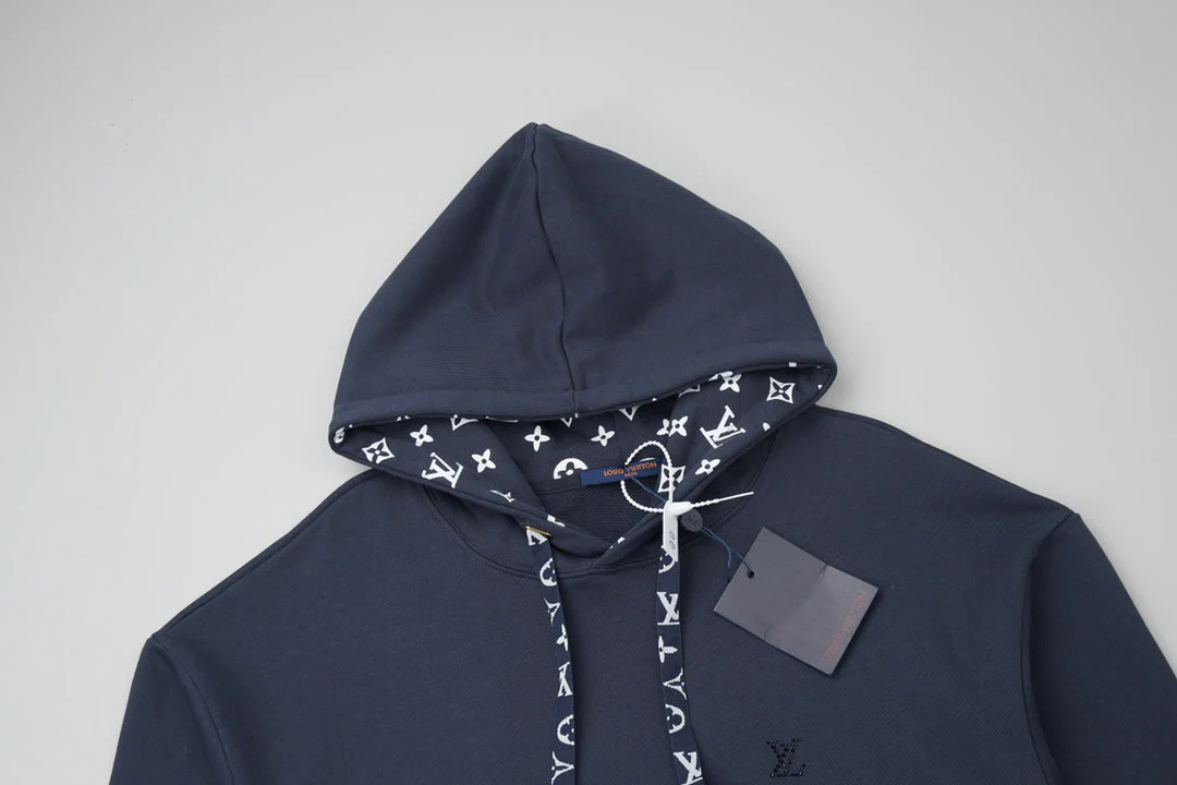 Rhinestone-appliquéd cotton sweatshirt