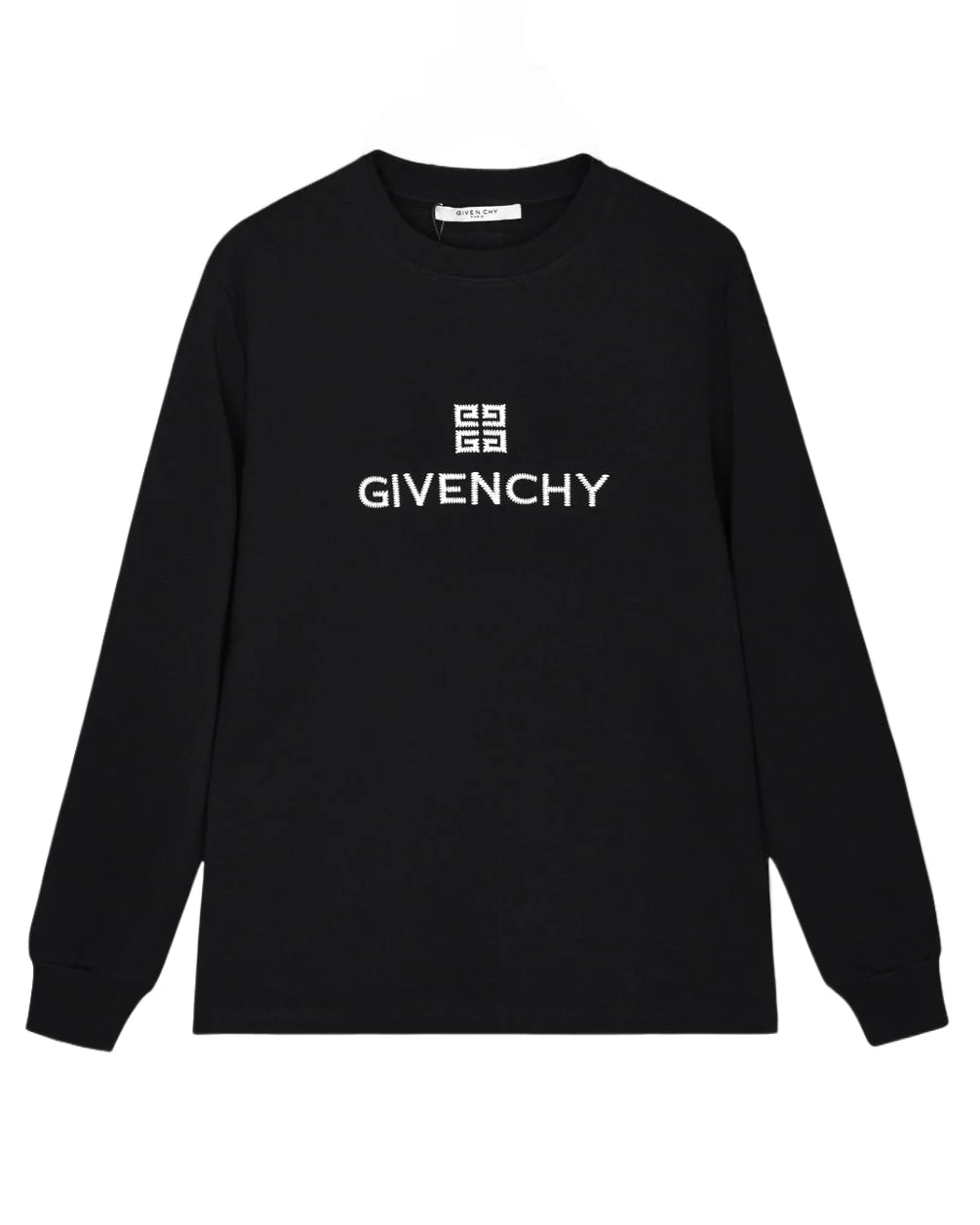 Embroidered cotton sweatshirt