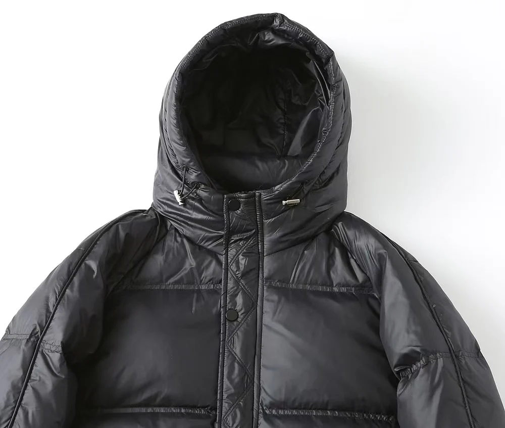Pocket Hooded Down Jacket