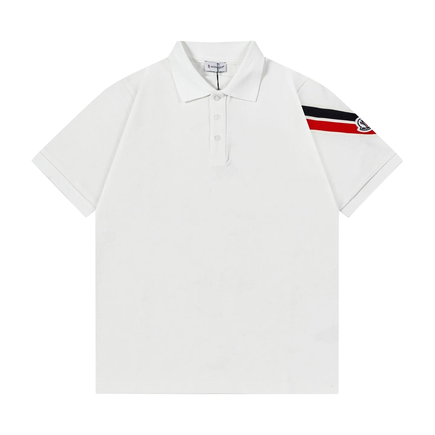 Embroidered cotton polo shirt