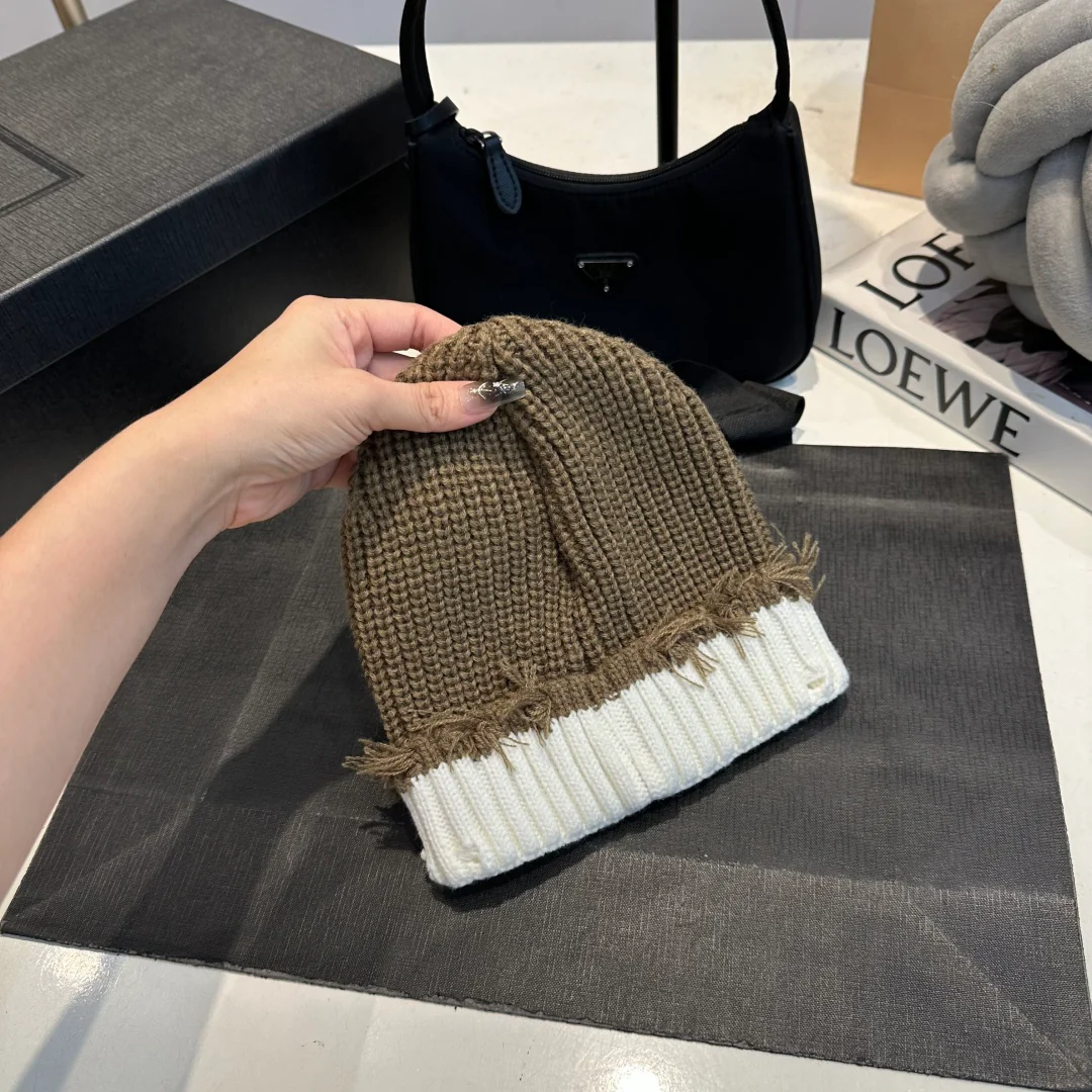 Fashionable Cashmere Knitted  Beanie
